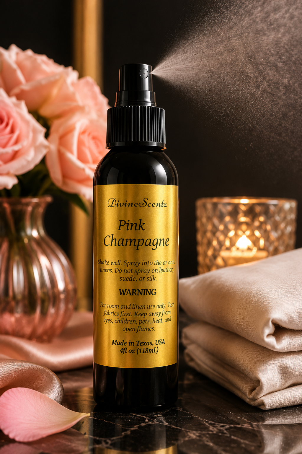 Pink Champagne Room & Linen Spray